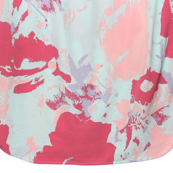 Daisy Fuentes Pink Blue Purple Long Tunic Large - Picture 4 of 5